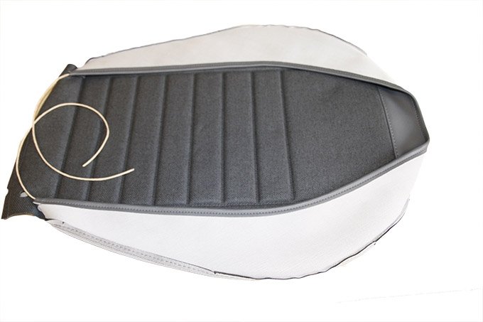 Poszycie siedziska fotela przód Defender od 2007 - County (Grey) Vinyl