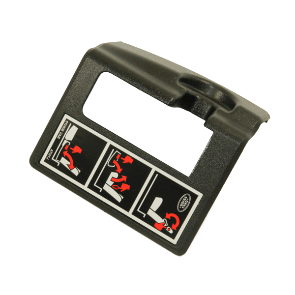 Osłona zamka fotela trzeciego rzędu lewa Discovery 3 / Discovery 4