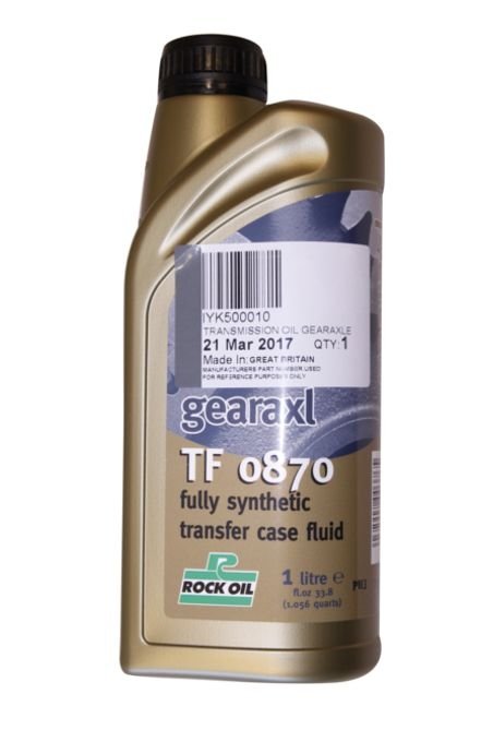 Olej przekładniowy reduktora Defender 2 / Discovery 3 / Discovery 4 / Discovery 5 / RR L322 od 2006 (VIN:6A000001) / RR L405 / RR Sport / RR Sport od 2014 (1 litr)
