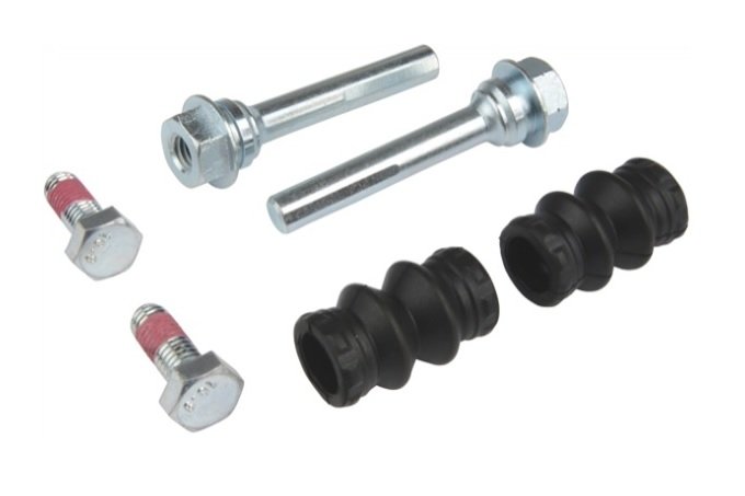 Prowadnice zacisku hamulcowego (ze śrubami mocowania i osłoną gumowa) Freelander 2 tył do 2012 (VIN: CH999999)