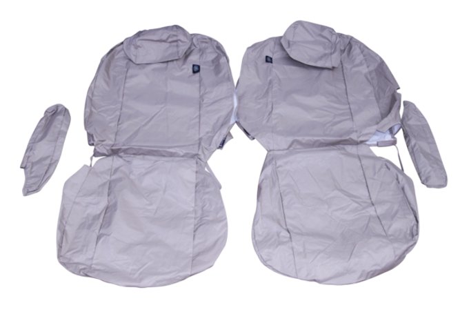 Pokrowce siedzeń przód Freelander 2 (prawe + lewe) Sand