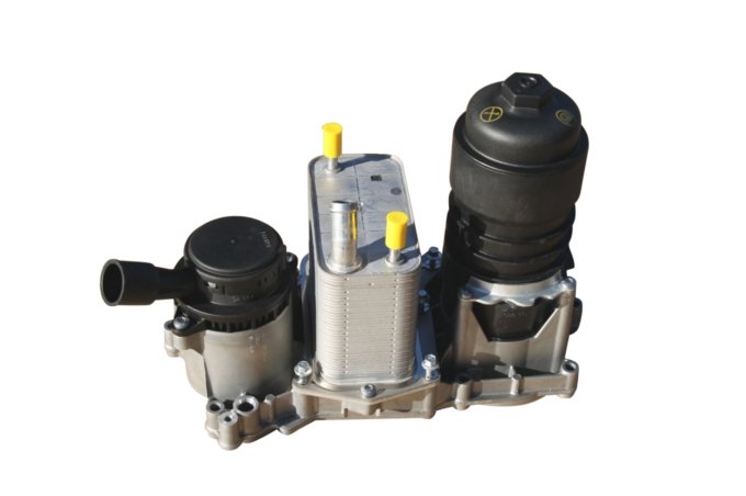 Chłodnica oleju silnika 3,6 V8 diesel RR L322 / RR Sport (kompletna z filtrem)