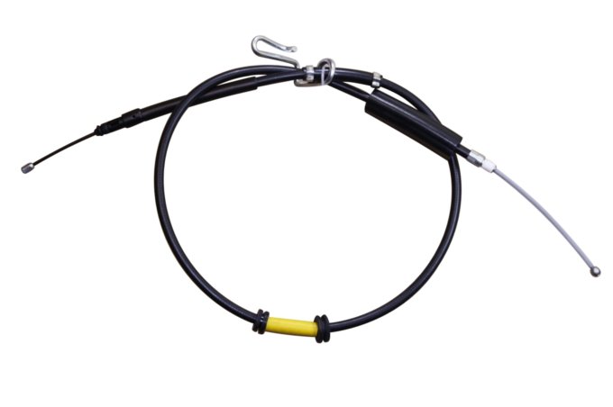 Linka hamulca ręcznego prawa 2,2 diesel / 3,2 benzyna Freelander 2 do 2012 (VIN:CH999999)