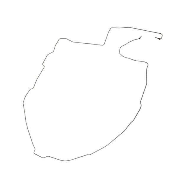 Przewód hamulcowy pod nadwoziem tył lewy Discovery 4 do 2015 (VIN:FA999999)