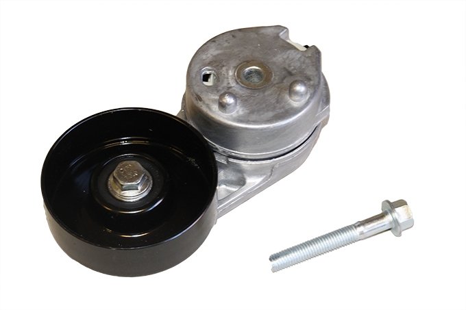 Napinacz paska głównego dolny bez Roll Stability Control 2,7 diesel Discovery 4 do 2010 (VIN:AA999999) / 3,0 diesel Discovery 4 do 2012 (VIN:CA999999) / 3,0 diesel  RR Sport do 2012 (VIN:CA999999)