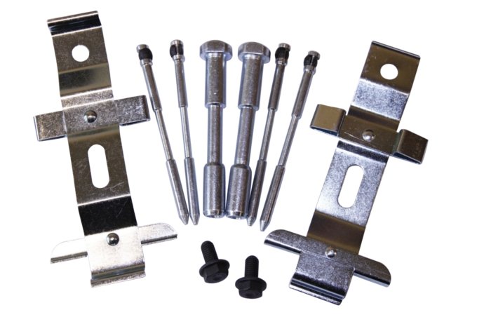 Blaszki mocowania klocków hamulcowych przód (układ 20 calowy) Defender 2 / Discovery 5 / RR L322 / RR L405 / RR Sport / RR Sport od 2014