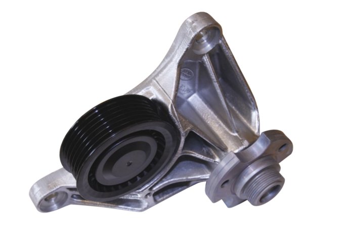 Wspornik z rolką paska głównego 4,4 V8 diesel RR L322