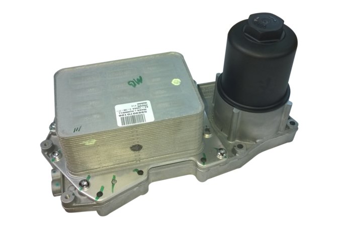 Podstawa filtra oleju z chłodnicą i filtrem RR L322 / RR L405 / RR Sport od 2014 (4,4 V8 diesel)