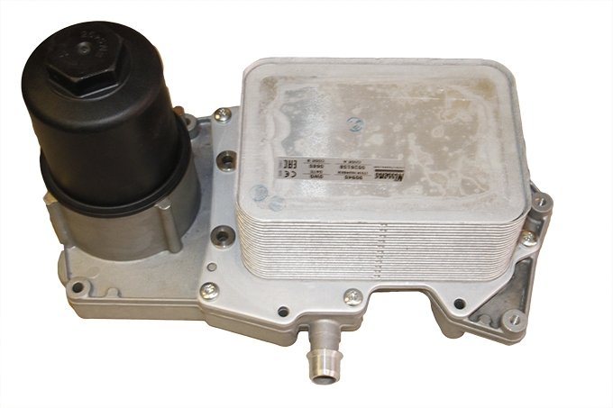 Podstawa filtra oleju z chłodnicą i filtrem RR L322 / RR L405 / RR Sport od 2014 (4,4 V8 diesel)