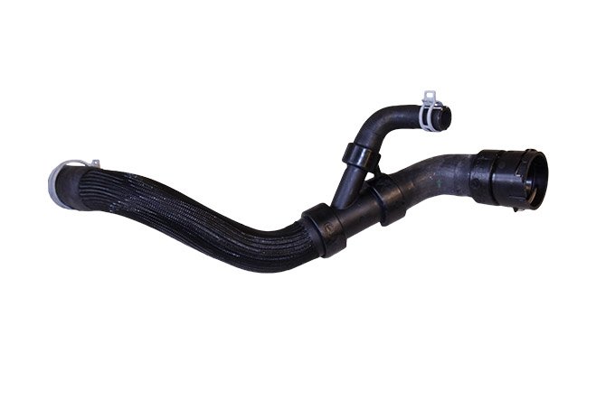 Rura gumowa chłodnicy dół 2,2 diesel RR Evoque do 2013 (VIN:DH999999)(skrzynia automatyczna 6 biegów, AWF21)