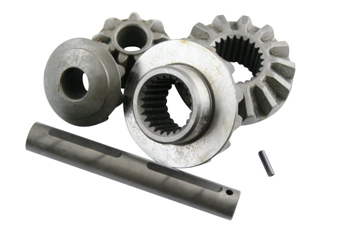 Komplet zębatek mechanizmu różnicowego mostu (półośka frez 24 zęby) od 10M (zabezpieczenie bolcem)