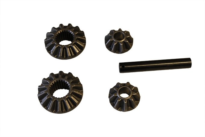 Komplet zębatek mechanizmu różnicowego mostu (półośka frez 24 zęby) od 10M (zabezpieczenie bolcem)