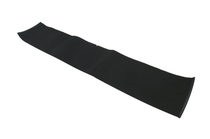 Dywanik welurowy tył pionowy przedni Defender TD5 od 2003 (VIN 3A647097) Ebony Black