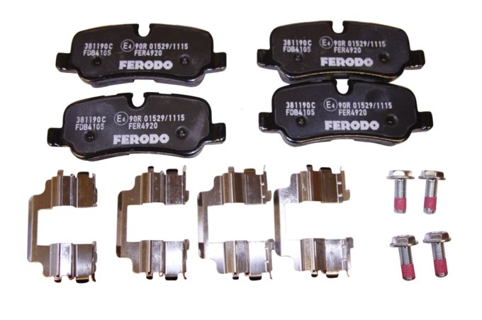 Klocki hamulcowe tył 3,0 V6 / 3,6 V8 diesel / 5,0 NA V8 benzyna Discovery 4 do 2010 (VIN:AA547440) / RR L322 od 2010 (VIN:AA000001) do 2011 (VIN:BA333985) / RR Sport 2010 od (VIN:AA000001) do (VIN:AA257940)