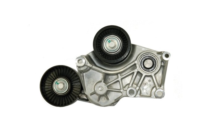 Wspornik z napinaczem i rolką paska (secondary do paska 1444 mm) benzyna 3,0 SC V6 / 5,0 SC V8 Discovery 4 do 2016 (VIN:GA808634) / RR L322 / RR L405 do 2016 (VIN:GA275600) / RR Sport / RR Sport od 2014 do 2016 3,0 do (VIN:GA645746)/5,0 do (VIN:GA573275)