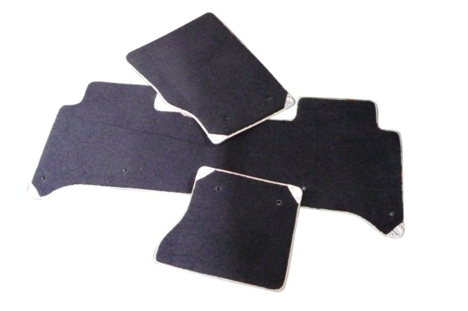 Dywaniki welurowe RR L405 do 2017 (VIN:HA999999) kpl. na auto (Ebony / Ivory)