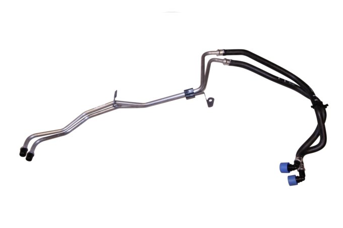 Komplet przewodów chłodnicy oleju automatycznej skrzyni biegów 5,0 V8 benzyna Discovery 4 / RR Sport od 2010