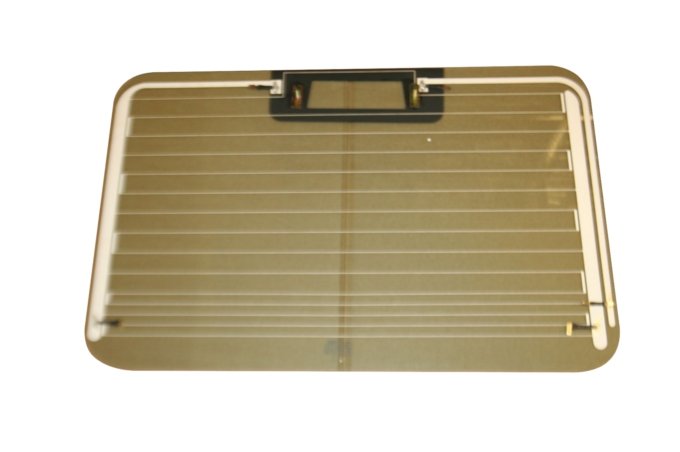 Szyba drzwi tył (piąte) Defender od 2002 / Defender od 2007 (ze światłem stop) ogrzewana