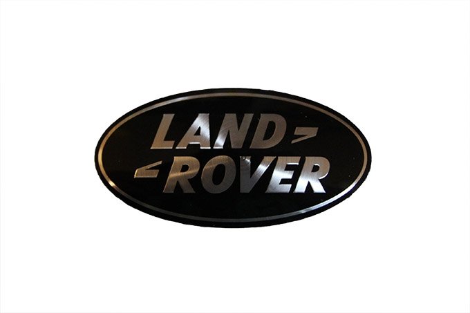 Logo "Land Rover" maskownicy chłodnicy RR Evoque (plastikowe)