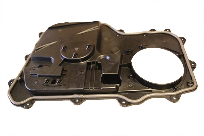 Osłona mechanizmu podnoszenia szyby w drzwiach przód lewe Discovery 5 do 2017 (VIN:L2999999) / RR L405 do 2017 (VIN:HA999999) / RR Sport od 2014