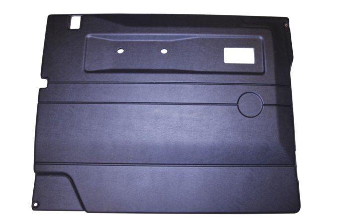 Tapicerka drzwi przód lewe Defender od 2006 (VIN:6A719522) / Defender od 2007 (czarna,elektryczne szyby)