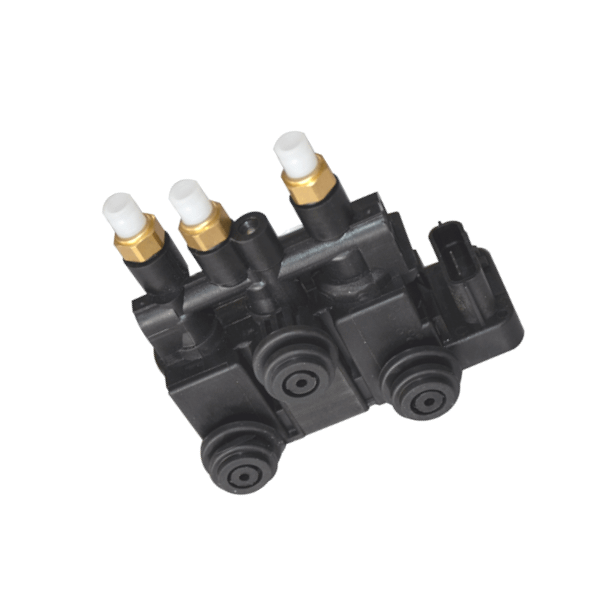 Blok zaworów sterowania zawieszeniem pneumatycznym przód Defender 2 / Discovery 5 / RR L405 / RR Sport od 2014 / RR Velar