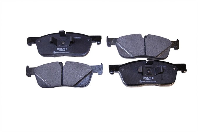 Klocki hamulcowe przód (17 cali) Discovery Sport do 2019 (VIN:KH999999) / RR Evoque od 2016 (VIN:GH000001)