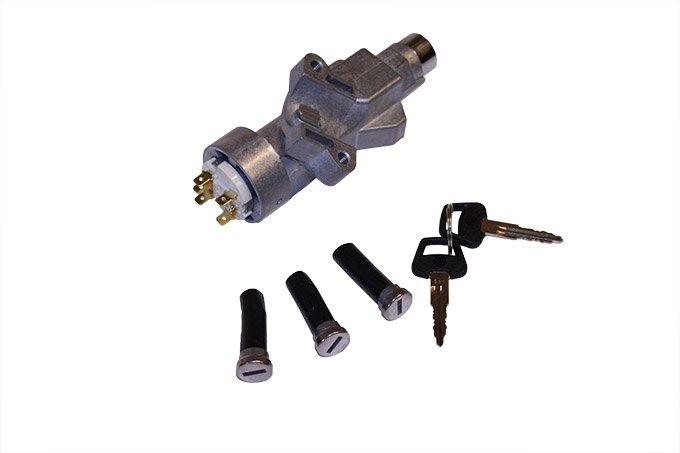 Stacyjka z kompletem wkładek zamków 3 szt. z 2 kluczykami Defender od 2002 (VIN: 2A622424) / Defender od 2007