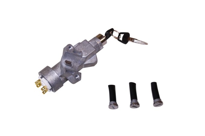 Stacyjka kpl. (z zestawem "dużych" wkładek do zamków) Defender V8 od 90 /200/300 TDI / TD5 / Defender od 2007