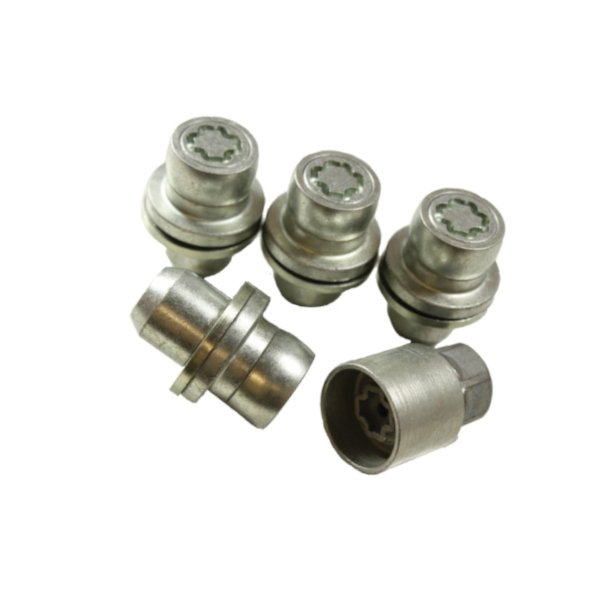 Komplet śrub zabezpieczających koła Defender 2 / Discovery 3 / Discovery 4 / Discovery 5 / RR L322 / RR L405 / RR Sport / RR Sport od 2014 (felgi aluminiowe)