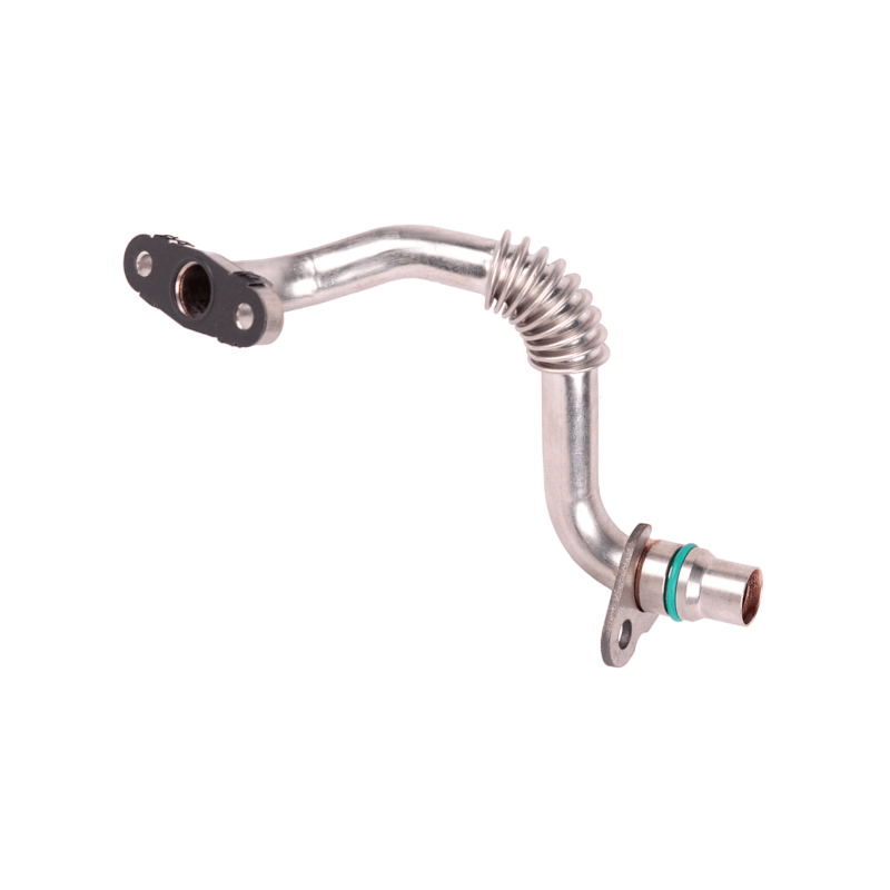 Rurka powrotu oleju z turbiny 3,0 V6 diesel (od numeru silnika ELD11 050613 0753185) Discovery 4 / Discovery 5 / RR L405 / RR Sport / RR Sport od 2014 / RR Velar (dla silników wcześniejszych część zestawu modyfikującego wraz z zaślepką LR044555)