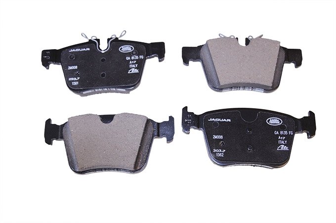 Klocki hamulcowe tył Discovery Sport od 2018 (VIN:JH769721) do 2019 (VIN:KH999999)(Performance) / RR Evoque od 2016 (VIN:GH000001) (Performance) / RR Velar do 2020 (VIN:LA999999) (bez 5,0 V8)