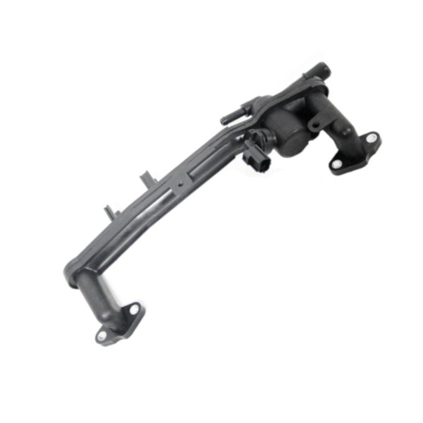 Króciec układu ogrzewania od silnika do przewodu wejściowego nagrzewnicy z czujnikiem temperatury wody benzyna 5,0 V8 Discovery 4 / RR L322 / RR L405 do 2017 (VIN:HA999999) / RR Sport / RR Sport od 2014 do 2017 (VIN:999999)