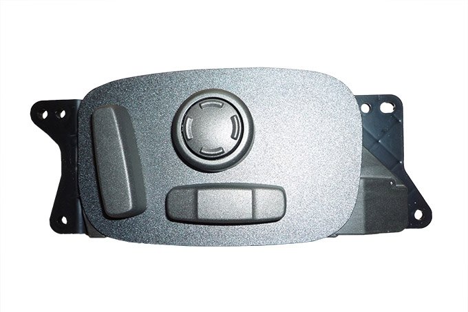 Panel z przełącznikami regulacji fotela pasażera Discovery Sport do 2019 (VIN:KH999999) (bez pamięci)