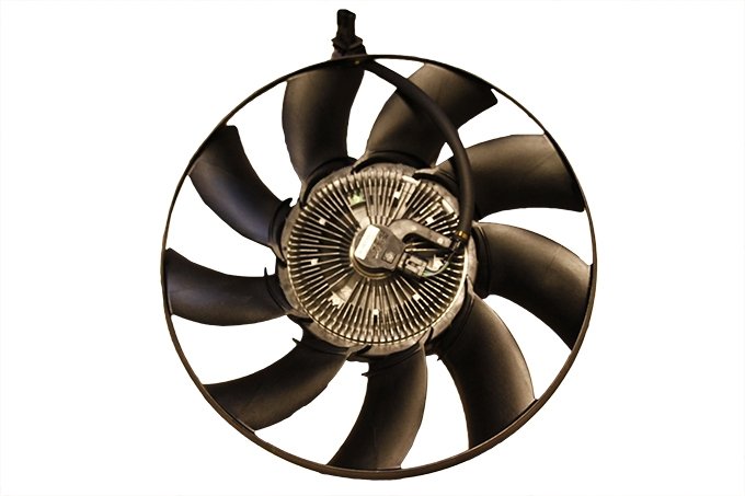 Wentylator kpl. z wiskozą benzyna 3,0 SC V6 / 5,0 SC V8 Defender 2 / Discovery 4 / Discovery 5 / RR L322 / RR L405 / RR Sport / RR Sport od 2014
