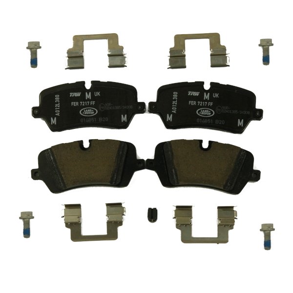 Klocki hamulcowe tył (20 cali) Defender 2 / Discovery 5 od 2018 (VIN:JA000001) / RR L405 od 2019 (VIN:KA000001) / RR Sport od 2014 od 2018 (VIN:JA000001)