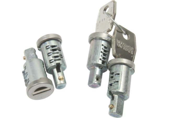 Wkład zamka 4 szt. z 2 kluczykami Defender