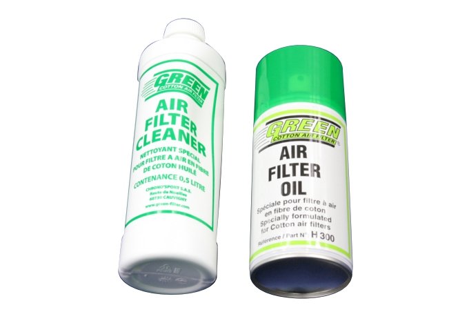 Zestaw do czyszczenie filtrów Green Cotton (olej 0,5L + fluid 0,5L)