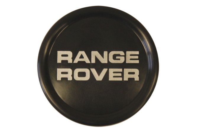Zaślepka felgi aluminiowej RR (z logo "Range Rover")
