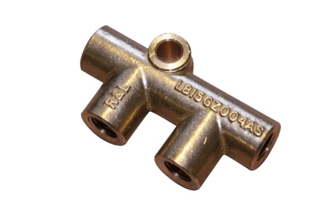 Trójnik przewodów hamulcowych (rozgałęźnik - 4 wyjścia) Discovery / RR (ABS) 