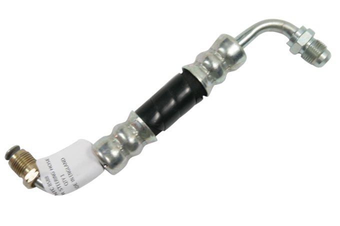 Przewód olejowy od pompy serwo do przekładni kierowniczej RR V8 (zawieszenie pneumatyczne) przy pompie