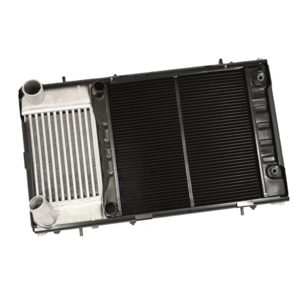 Komplet chłodnica wody (metal) + intercooler + obudowa Defender 300 TDI