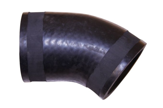 Rura gumowa intercooler dół przy turbo TD5 Discovery II