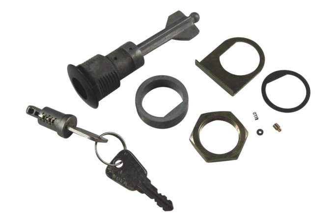 Zamek pokrywy silnika Defender do 94 z klimatyzacją (z kluczykiem)