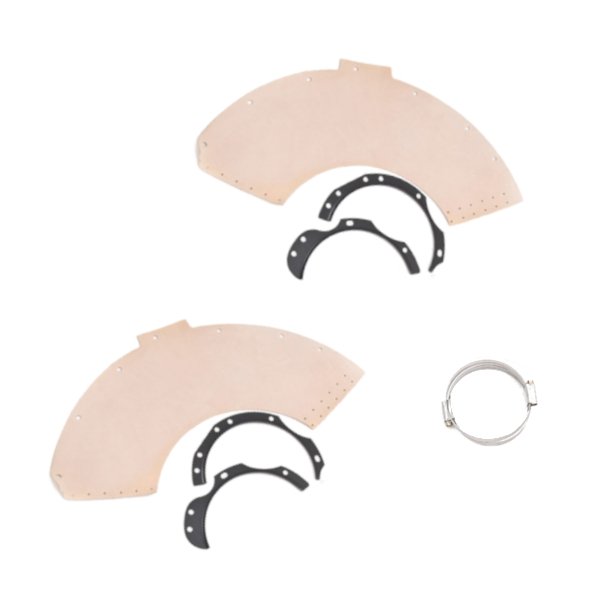 Osłona skórzana kuli zwrotnicy Defender / Discovery / RR (komplet)