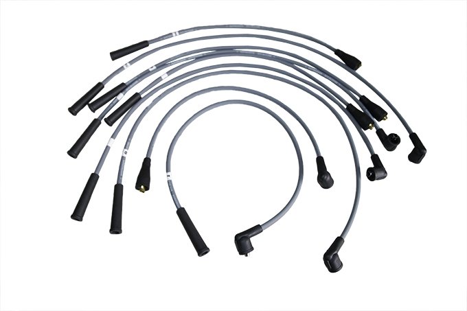 Kable wysokiego napięcia V8 kpl. (silikonowe) High performance