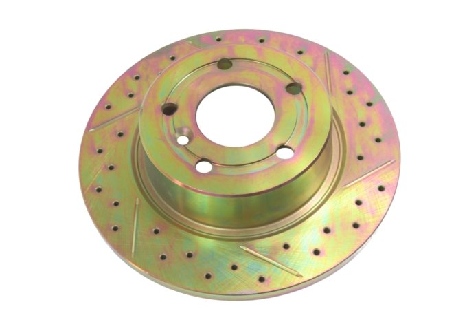 Tarcza hamulcowa tył RR P38 / Discovery II (wiercone i nacinane) Terrafirma