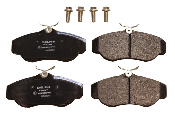 Klocki hamulcowe przód RR P38 / Discovery II (śruby + blaszki)