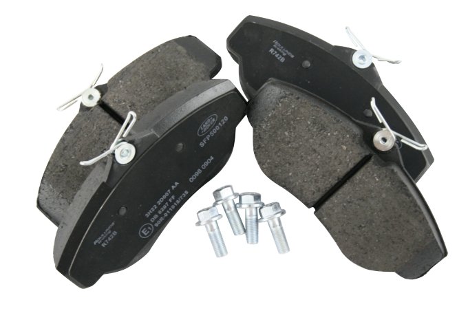 Klocki hamulcowe przód RR P38 / Discovery II (śruby + blaszki)