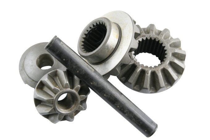 Komplet zębatek mechanizmu różnicowego mostu (półośka frez 24 zęby) zabezpieczenie segerem